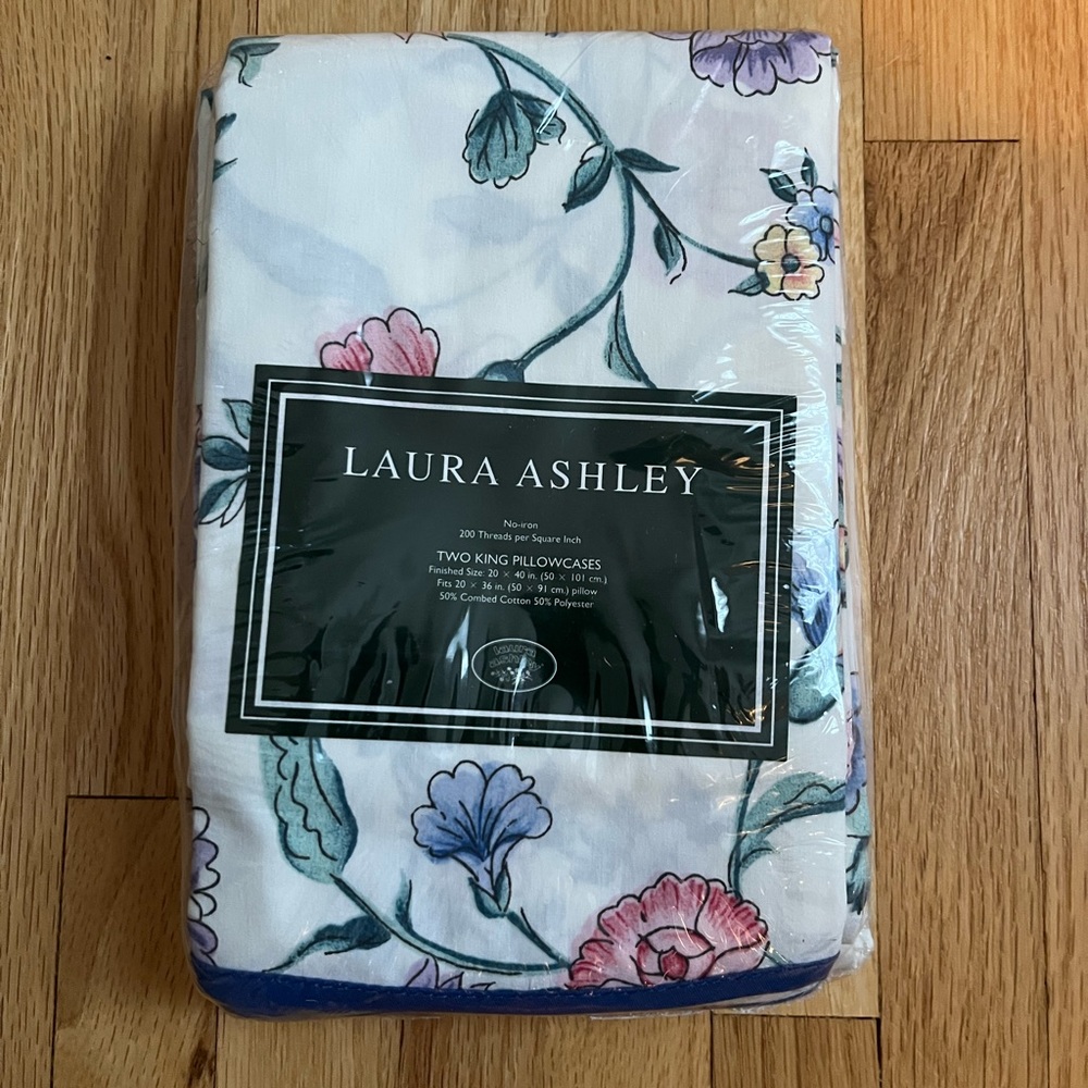 Laura Ashley Chinese Silk King Pillowcases